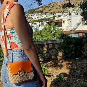 Küçük Çapraz Çanta Turuncu