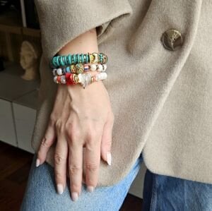 İnci Mercan Bilezik