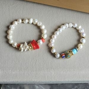 İnci Mercan Bilezik