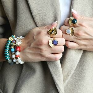 İnci Nepal Taşlı Bilezik