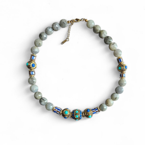 Labrodorit Tibet Kolye