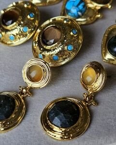 Calista Doğal Taş Küpe