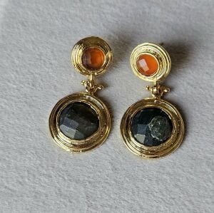 Calista Doğal Taş Küpe