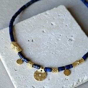 Ancient Blue Kolye