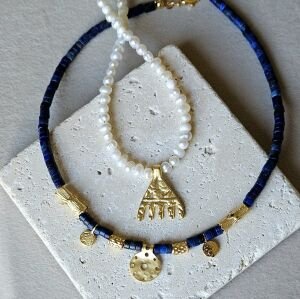 Ancient Blue Kolye