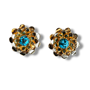 Marigold Turkuaz Küpe