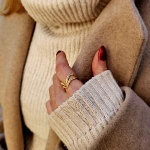 Ikili Yaprak Yüzük