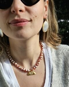 Icona Doğal Taş Kolye