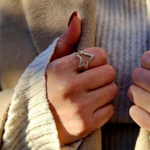 Ikili Yıldız Yüzük