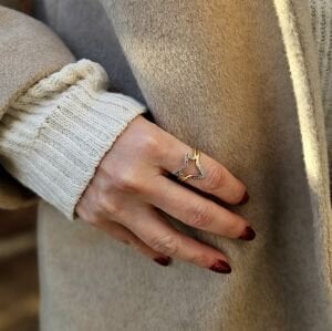 Ikili Yıldız Yüzük