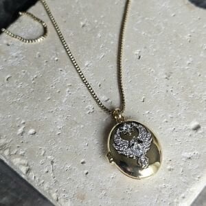 Çelik Kapaklı kolye