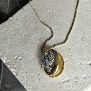 Çelik Kapaklı kolye