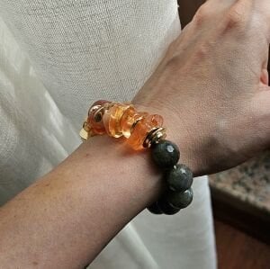 Labrodorit & Güneş Bilezik