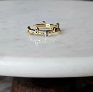 Çoklu Mini Taşlı Yüzük