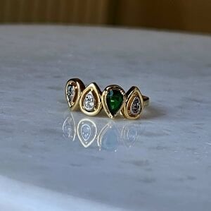 Yeşil Taşlı Yüzük