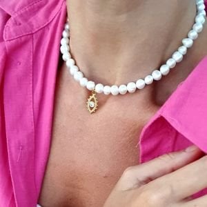 Mojo İnci Kısa Kolye