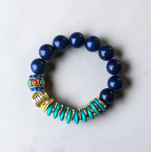 Lapis Lazuli Nepal Taşlı Bilezik