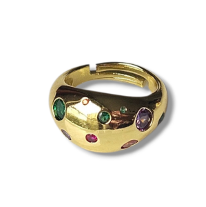 Bombeli Taşlı Yüzük