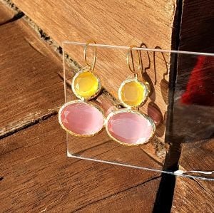 Cat's Eye Küpe Yuvarlak