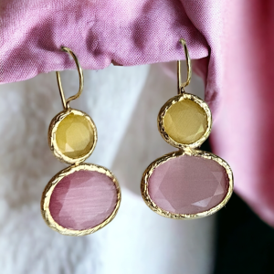 Cat's Eye Küpe Yuvarlak