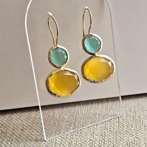 Cat's Eye Küpe Yeşil