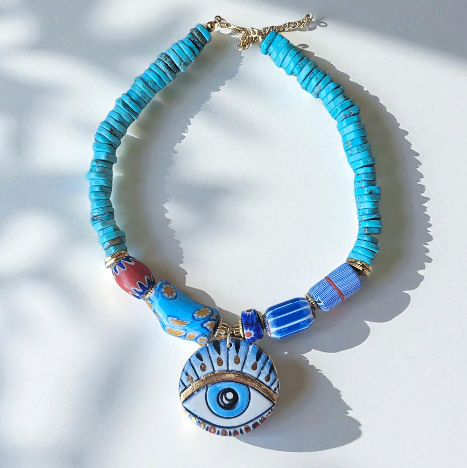 Auriel Turkuaz Kolye